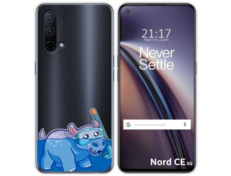 Carcasa OnePlus Nord CE 5G TUMUNDOSMARTPHONE Dibujos Transparente Multicolor