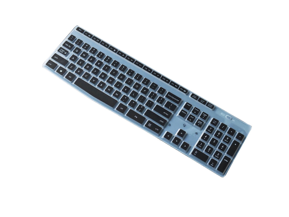 Protector de teclado de silicona delgado para teclado inalámbrico Mk345 K345, funda ergonómica para teclado, protectores blancos Ly Ebike