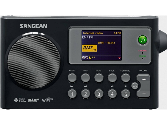 Radio de mesa SANGEAN WFR-27C DAB+ (Negro - Digital - DAB+/FM)