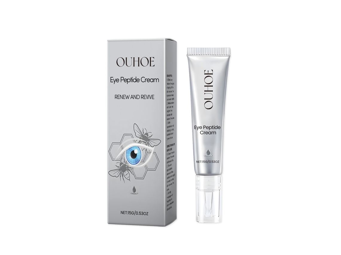 Crema contorno de ojos con péptidos antiedad de acción rápida