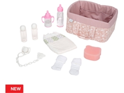Accesorio de Muñecas ARIAS Canastilla Elegance c/ Accesorios 10x1 Rosa (3 Años - 23 x 18 x 11,5 cm)