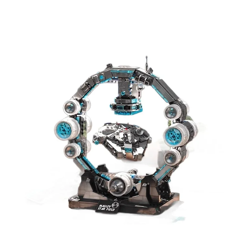 (jq1122) Modelo De Bloque De Ensamblaje De Nave Espacial Flotante De La Guerra Galáctica De 1196 Piezas, Adorno De Escritorio