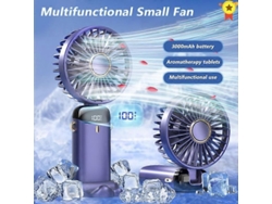 Ventilador Portátil Recarregável De 5 Velocidades Tysrjsv