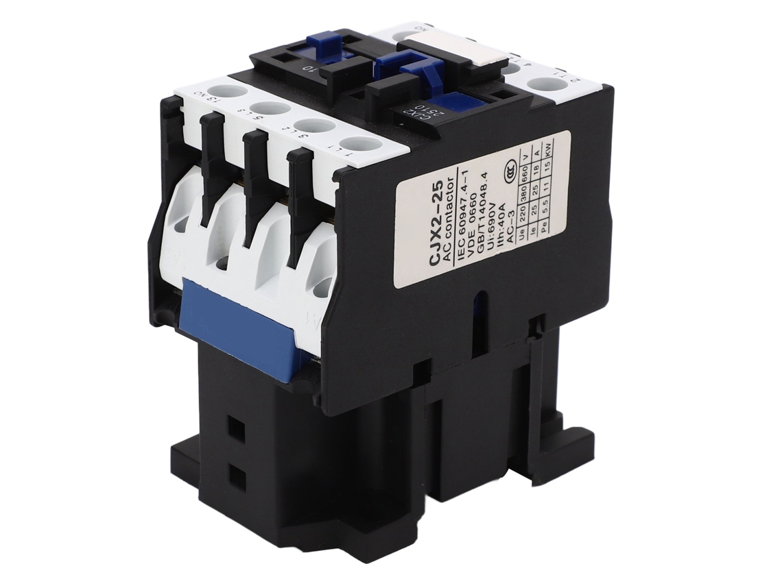 Contacto Ac 3p Bobina De Cobre Contacto De Plata Normalmente Abierto Interruptor Controlador 380v 25a