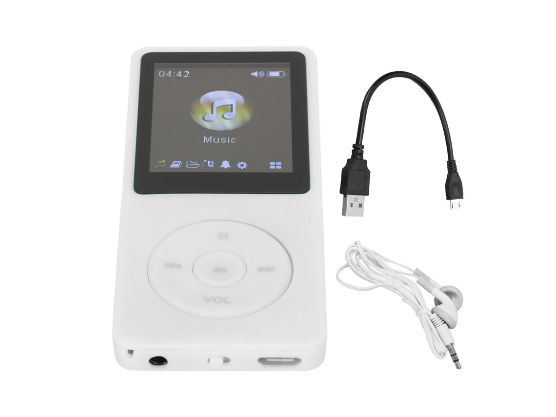 Reproductor MP4 portátil compatible con tarjeta de memoria y pantalla LCD de 1,8 pulgadas.