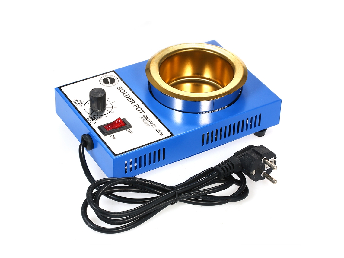 Crisol De Soldadura Con Temperatura Regulable, 250 W, 220 V, 80 Mm, De Acero Inoxidable, Para Soldadura Y Esterilización.