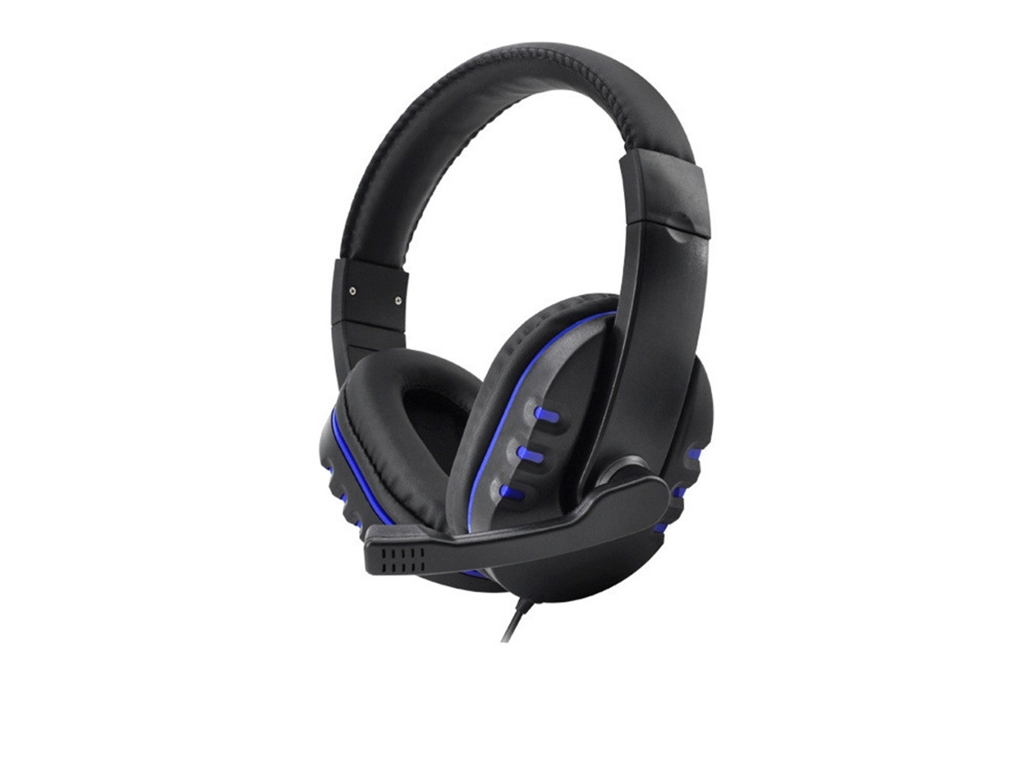 Auriculares para juegos Micrófono para auriculares supraaurales de 3,5 mm para Playststion SHANMAI