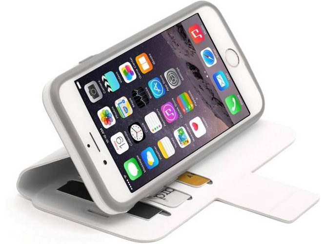Funda iPhone 6, 6s GRIFFIN Wallet Blanco