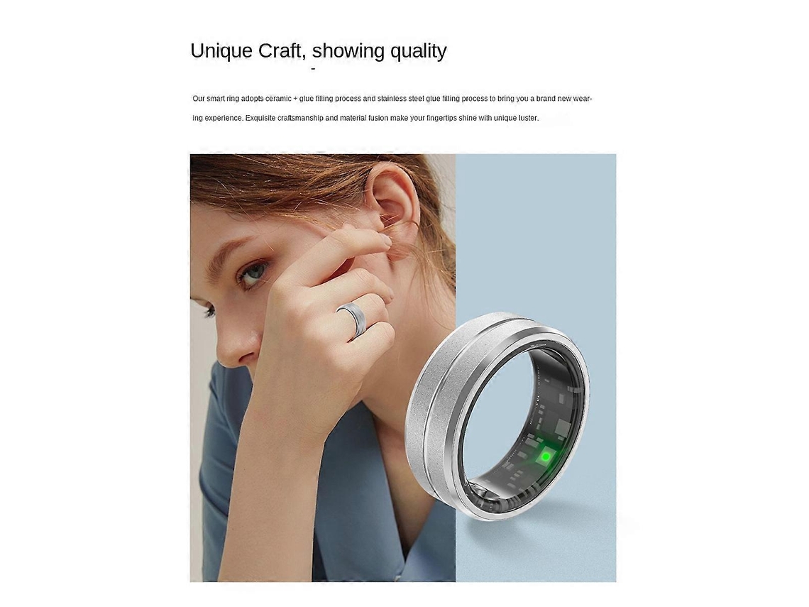 Anillo inteligente multifuncional Bluetooth de 21,5 mm, Nostalgia88