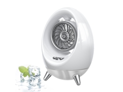 JEIIBRZUI Ventilador Aire acondicionado portátil, enfriador de aire recargable con aromaterapia