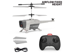 Helicóptero de control remoto (3.5CH - Duración de la batería: 10 min - Gris) YIZHOOD