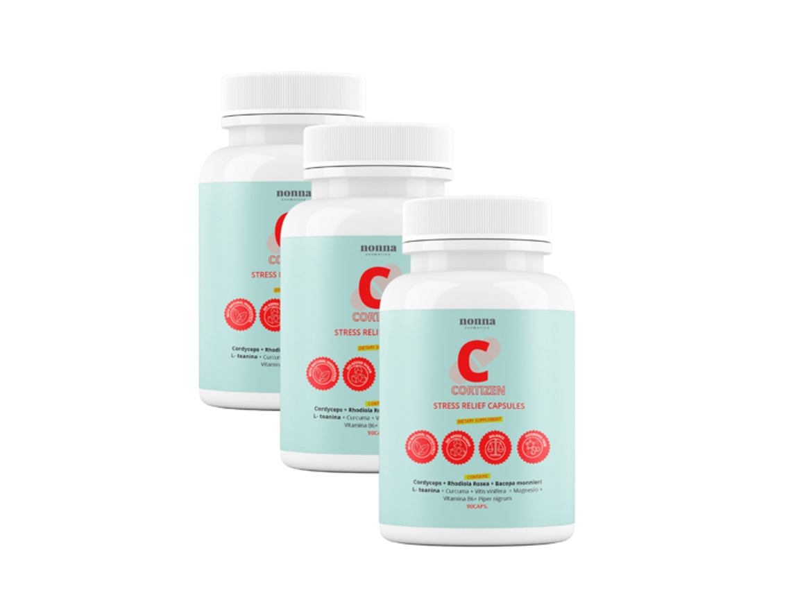Cosméticos Cortizen Nonna para el manejo del estrés y el equilibrio hormonal