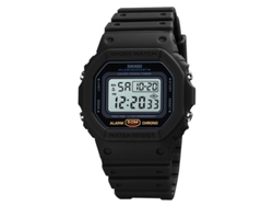 Reloj digital para hombre, estilo militar, deportivo, luminoso, resistente al agua, reloj de pulsera electrónico con despertador.