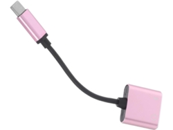 Conector USB tipo C a conector de audio para auriculares para smartphones y tablets - Gokoco