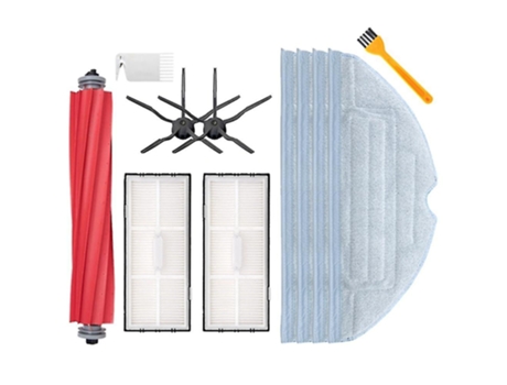 Paños de fregona de cepillo lateral con filtro Hepa compatibles con Xiaomi Roborock S70 S75 S7max