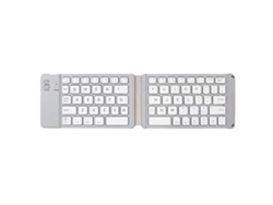 Teclado Bluetooth Mini Plegable Teclado Inalámbrico Portátil Teclado Delgado Efdafss