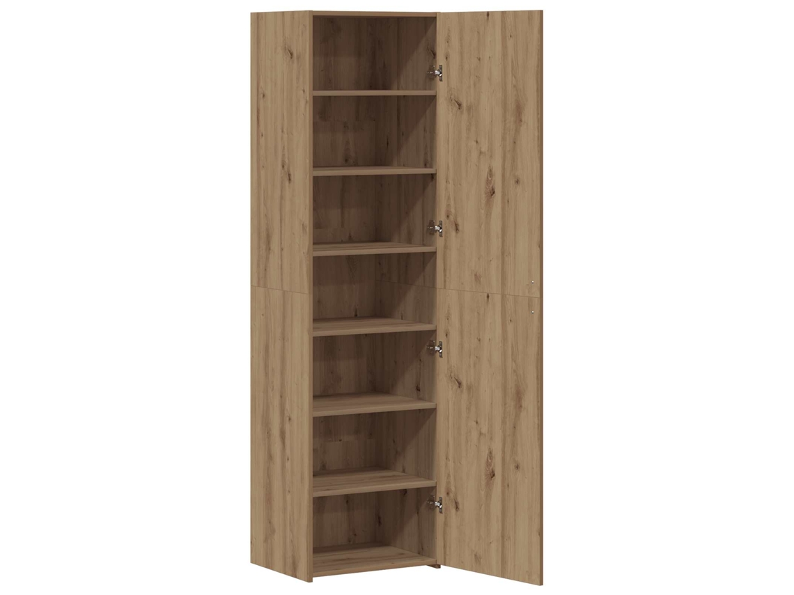 Maison Exclusive - Aparador Alto 2 Pcs Roble Artesanal 50 X 42,5 X 185 Cm