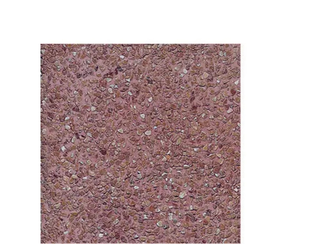 Terrazo De Grava Con Aristas Piedraviva Burdeos / Pack 15 Un (2.40 M2) / 40x40x4 Cm - Piedra Mediana