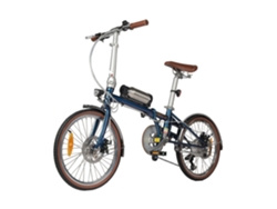 Bicicleta Eléctrica Maxturn Smart20 - Motor De 250 W, Batería De 36 V/5.2 Ah, Neumáticos De 20'', Frenos De Disco Mecánicos - Morado