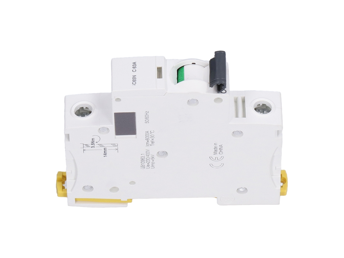 Disyuntor Miniatura De Baja Tensión 63a/400v Montaje En Rail Din Para Distribución Eléctrica