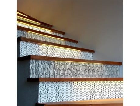 Papel de Pared Stickers Escaleras Tiles Geometric Scandinavian X 2 AMBIANCE STICKER