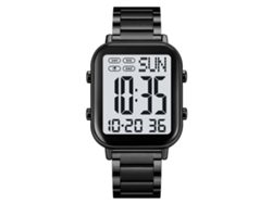 Reloj Digital Skmei 30m, Resistente Al Agua, Con Luz, Alarma, Cronómetro Y Visualización De Doble Hora.