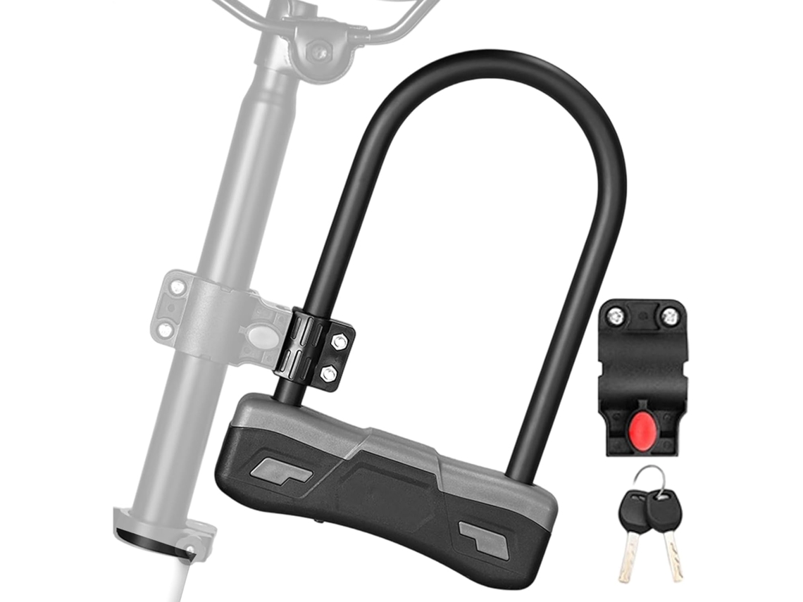 Para patinete eléctrico, reforzado en forma de U con llave de alta seguridad, accesorios para patineta
