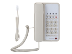 Teléfono fijo de escritorio (tono de llamada electrónico, uso residencial y comercial)