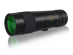 Monocular de 10 pulgadas con zoom 30x40 y prisma Bak4 de doble enfoque, alta potencia, compacto, resistente al agua, para adultos, Yizhood (negro)