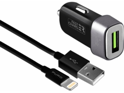 Cargador Adaptador PURO FCMCHUSBAPLT24CBLK