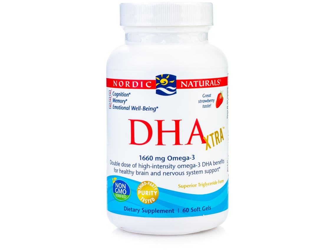 NORDIC NATURALS Dha Xtra Fresa 1000 Mg 60 Cápsulas