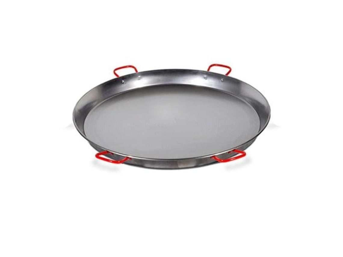 Paellera valenciana de 90 cm. pulida para 50 personas