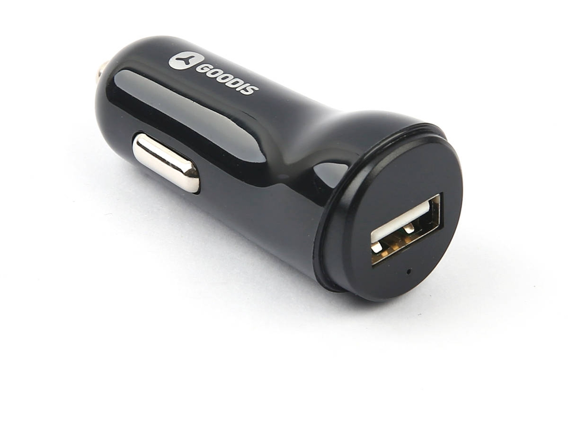 Adaptador Auto GOODIS (USB - 5V-2.4A - Negro)