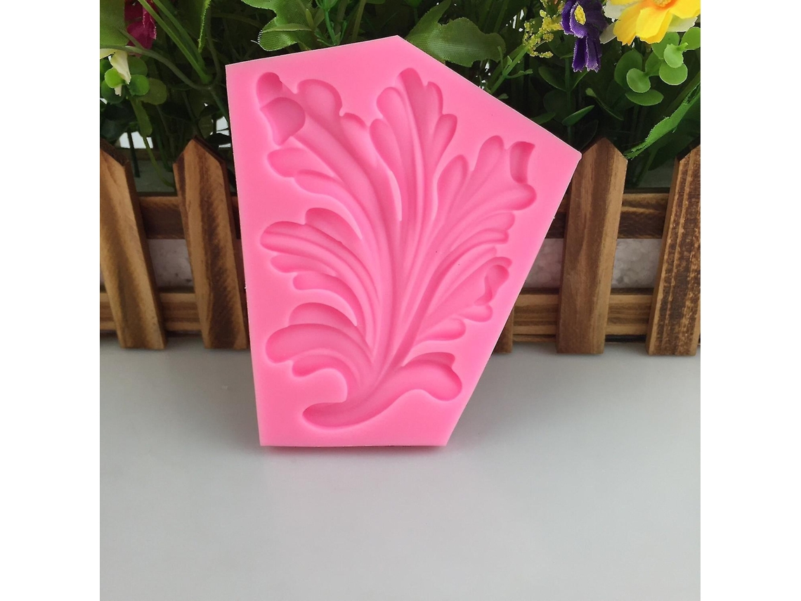 Moldes Para Pasteles, Nuevos Moldes De Yeso Con Relieve, Ondas, Molde Decorativo De 2 Piezas