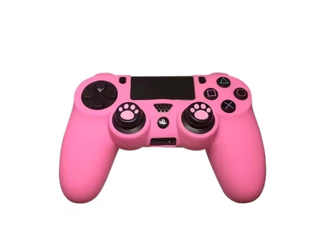 Carcasa para mando PS4 MOROROR Rosa
