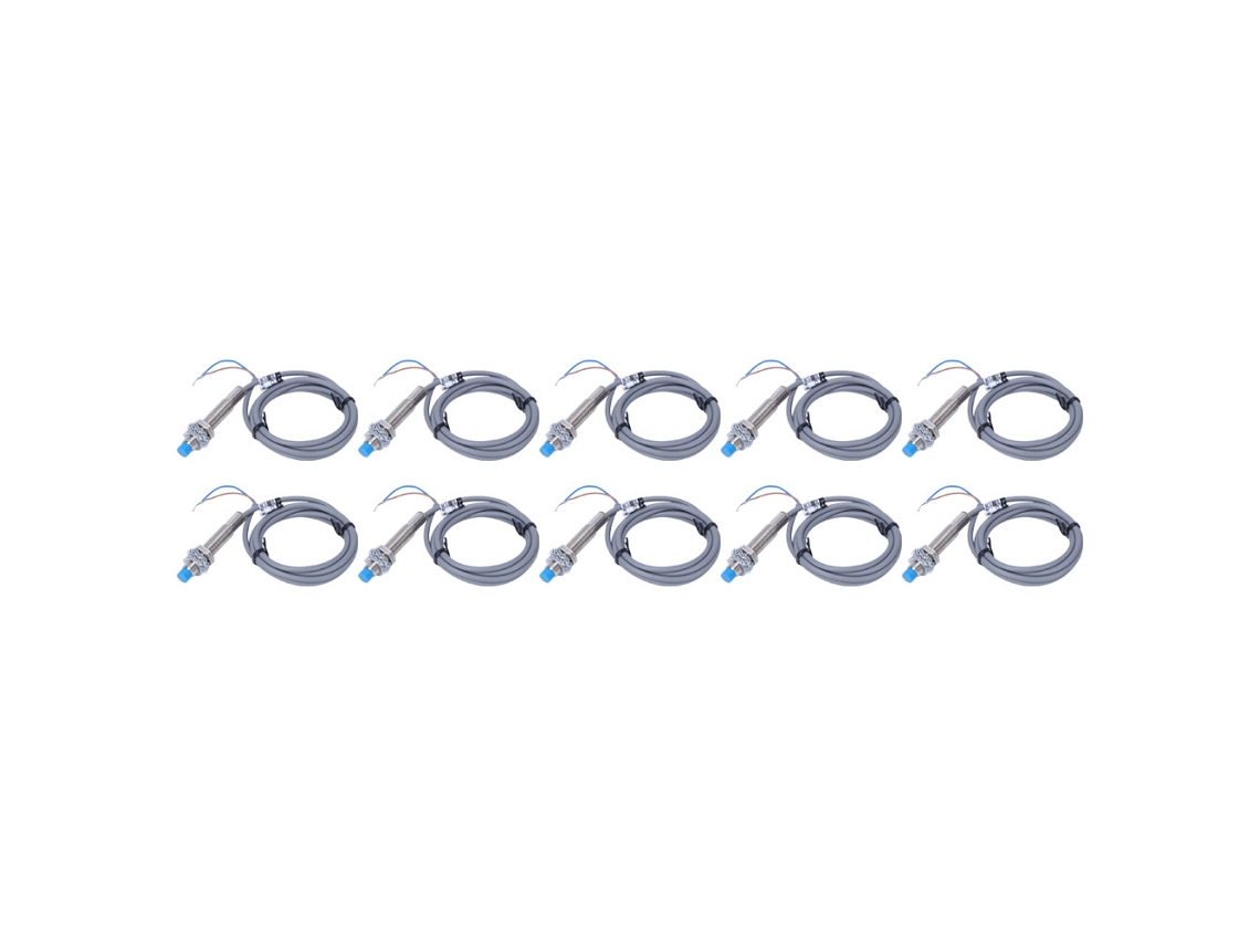 10 Unidades De Sensor De Proximidad Inductivo Pnp De 2 Hilos Jyio Lj8a3-2-j/ez M8, Normalmente Abierto, 95-250 Vca