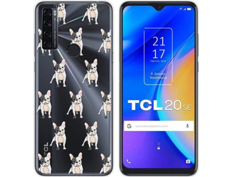 Carcasa TCL 20 SE TUMUNDOSMARTPHONE Dibujos Transparente Perros 12 Multicolor
