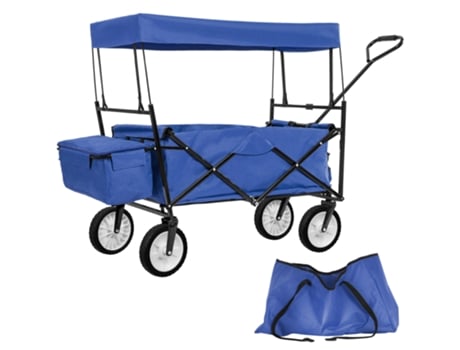 Carrito de Mano TECTAKE (Acero - Azul)