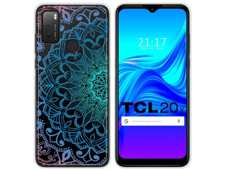 Carcasa TCL 20Y TUMUNDOSMARTPHONE Dibujos Transparente Multicolor