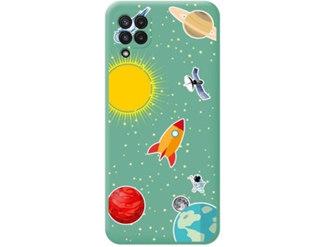 Carcasa Samsung Galaxy A22 4G / M22 TUMUNDOSMARTPHONE Espacio Verde