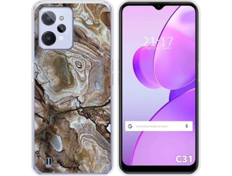 Carcasa para Realme C31 TUMUNDOSMARTPHONE Dibujos Mármol 14 Multicolor