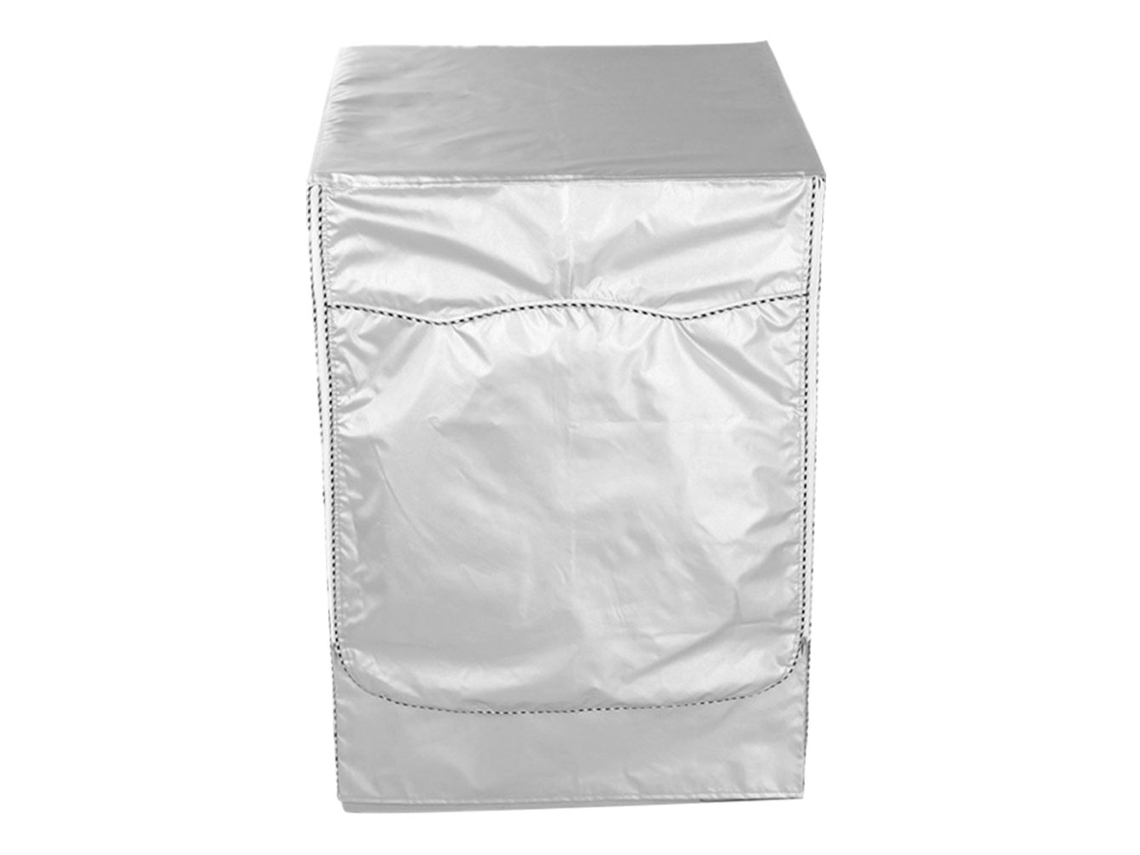 2026-funda Impermeable Universal Para Lavadora Con Recubrimiento Plata Talla L Apertura Frontal Protectora Contra Polvo Accesorio Hogar