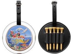 Bolsa para Tees de Golfe Disc Seal, Preta | S/MARCA