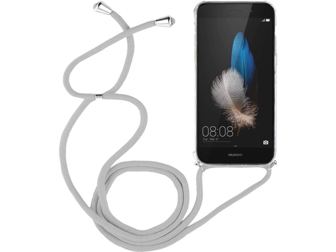 Carcasa Huawei P8 LITE HONGWE. Com cuerda Transparente, Gris