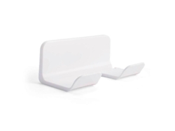 Suporte De Parede Para Secador De Cabelo, Branco, Acessório Para Banheiro, Compatível Com A Maioria Dos Secadores De Cabelo.