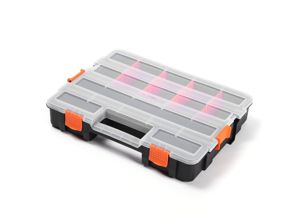 Caja De Almacenamiento Con Divisores Extraíbles, Diseño De Rejilla De Pp, Clasificación De Estabilidad 37,5 X 29 X 6,7