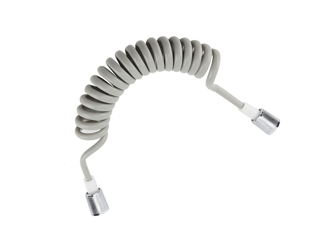Manguera De Ducha Flexible Con Resorte De Abs, 2 M, Conexión G1/2", Antienredos, Resistente A Explosiones.