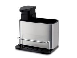 Dispensador De Jabón Linjou 3 En 1 Con Soporte Para Esponja Y Cepillo Para Cocina.