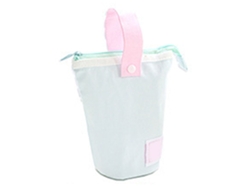 Estuche De Lápices Plegable Vertical Con Cremallera, Capacidad Grande, Ideal Para Oficina, Escuela Y Hogar