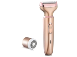 Afeitadora eléctrica para mujeres Afeitadora inalámbrica 2 en 1 para rostro, piernas y axilas de mujer Micro Chennnls inalámbrica